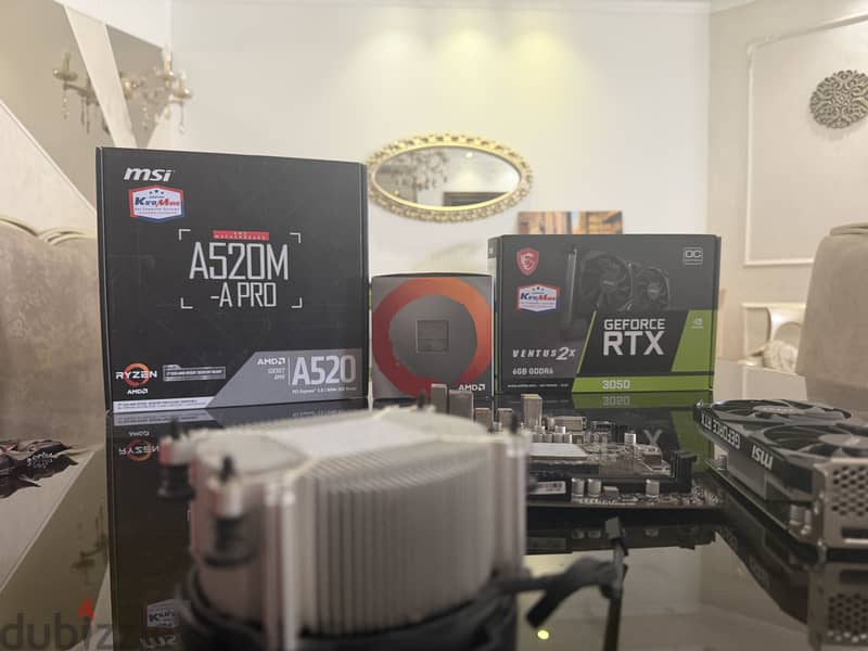 Motherboared and cpu and gpu combo 3