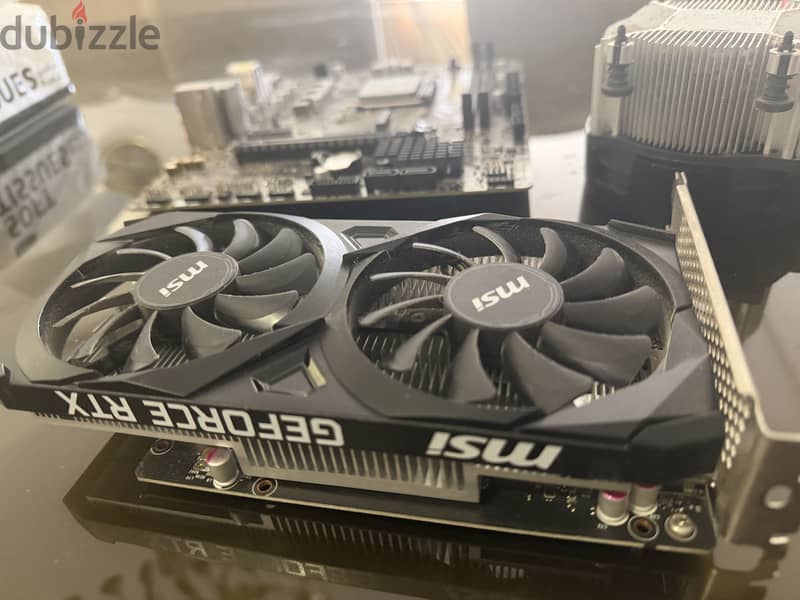Motherboared and cpu and gpu combo 5