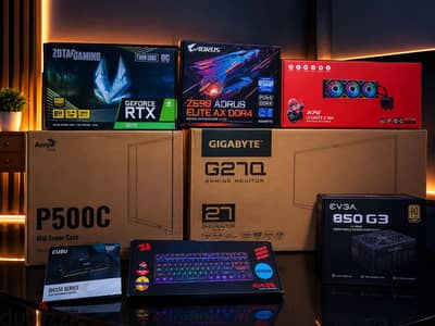 Gaming PC i9-13900K / RTX 3070 / 64GB RAM + شاشة G27Q 2K