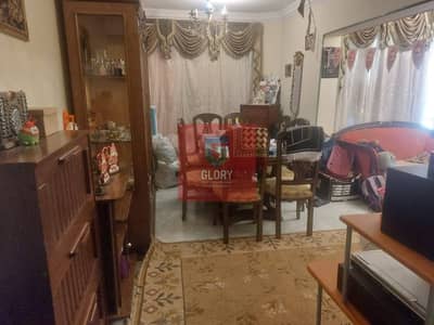 Apartment for sale in Zahra, Nasr City, Officers' Housing, Phase Two, Fifth Floor, Rear, North Side, Area 86 sqm, Al-Alefint Buildings, Armed Forces, Super Lux finishes.