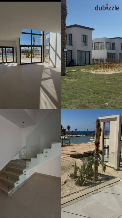last fully finished twin house, ready to move in immediately, with an open view, in a prime location on the North Coast, Ras El Hekma area, Cali Coast
