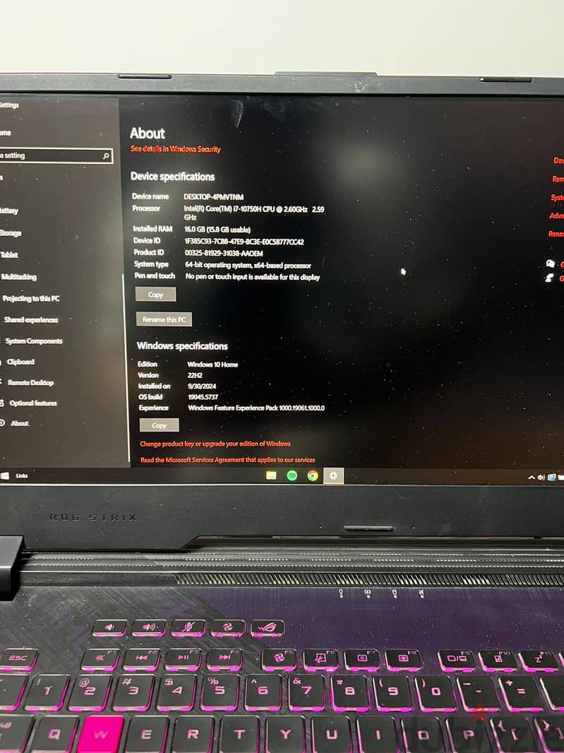 Asus Rog Strix G512L 1