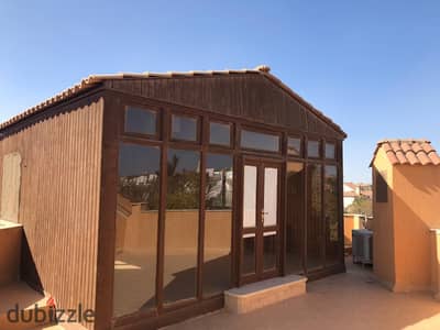 Twin House furnished for rent in Al Nadi Compound - Sheikh Zayed