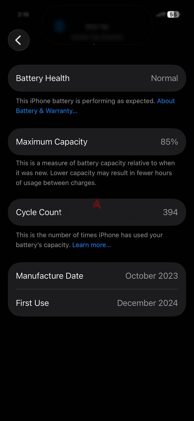 iPhone 15 used 8