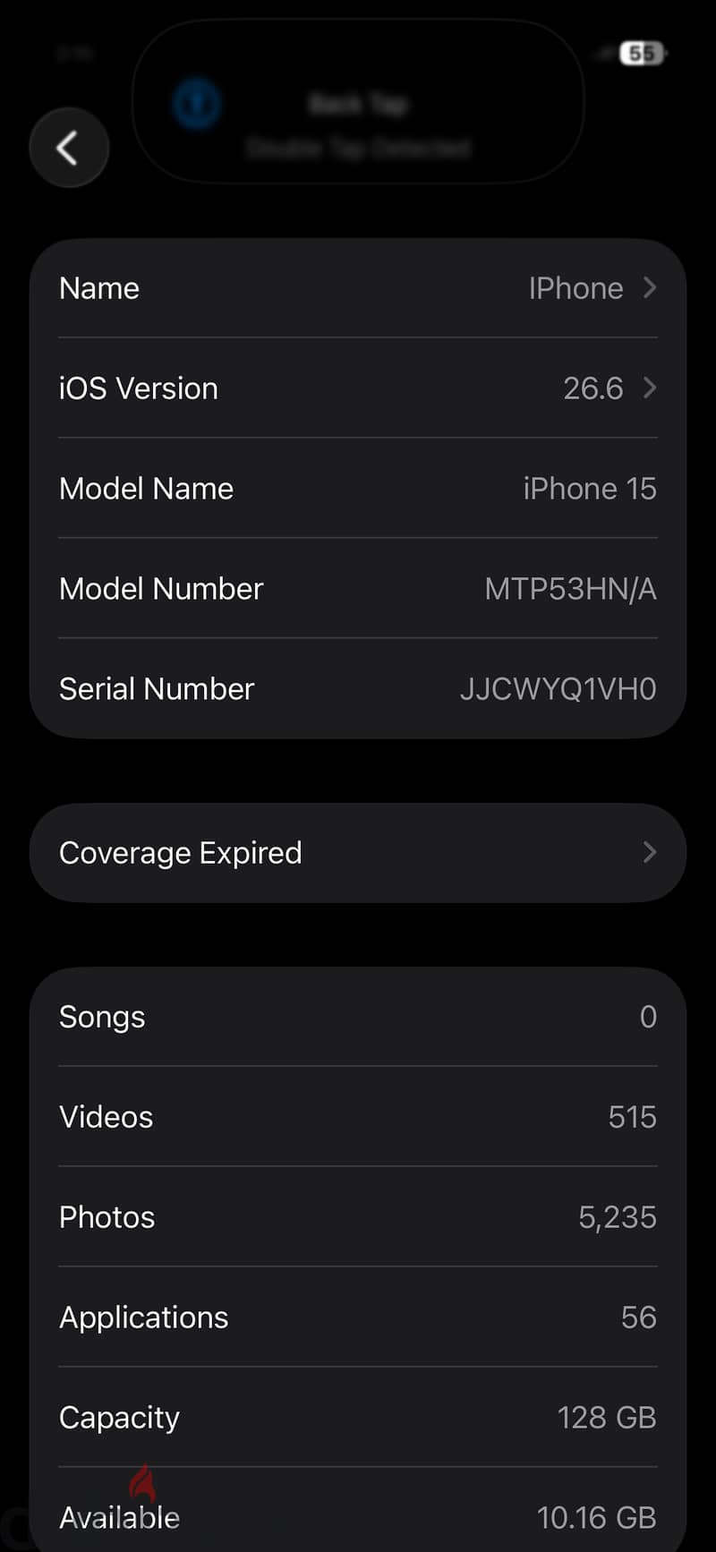 iPhone 15 used 9