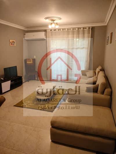 شقة مفروشة للإيجار في مدينتي B7 | أرضي بجاردن | 80م