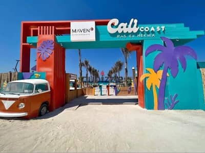 Chalet for sale EGP 8 million 9-year installments Cali Coast Ras El Hekma best resort North Coast next Hacienda Direction White mins Salt SeaZen Dose