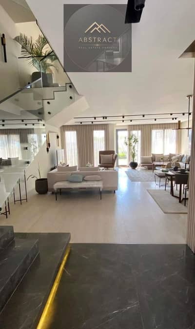 Ready to Move Fully Finished Townhouse Villa with a Landscape View in a Prime Location in New Cairo near Al Rehab and minutes from Hyde Park New Cairo