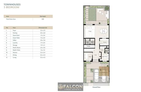 Finished townhouse (including A/C and kitchen) for sale in Modon Ras El Hekma, located next to Hacienda Ras El Hekma, Ramla, and Azha North Coast.