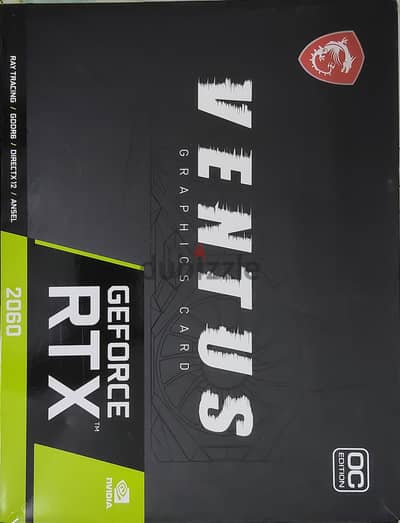 كارت شاشه للبيع  MSI GeForce RTX 2060 VENTUS 12G OC – 12GB GDDR6