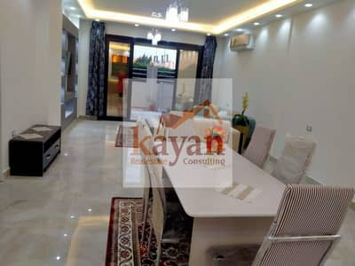 شقه ارضي بجاردن للايجار المفروش بجوار الجامعه الامريكيه