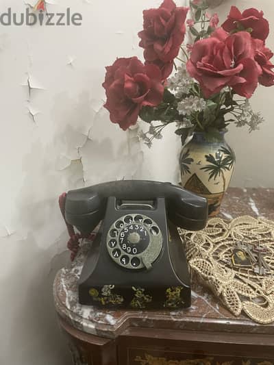 Antique telephone from the 1950s