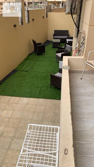 Ground floor apartment with a garden for sale – Northern Lotus, second number from Al-Nasr Street, near Al-Rehab and the Public Prosecutor
