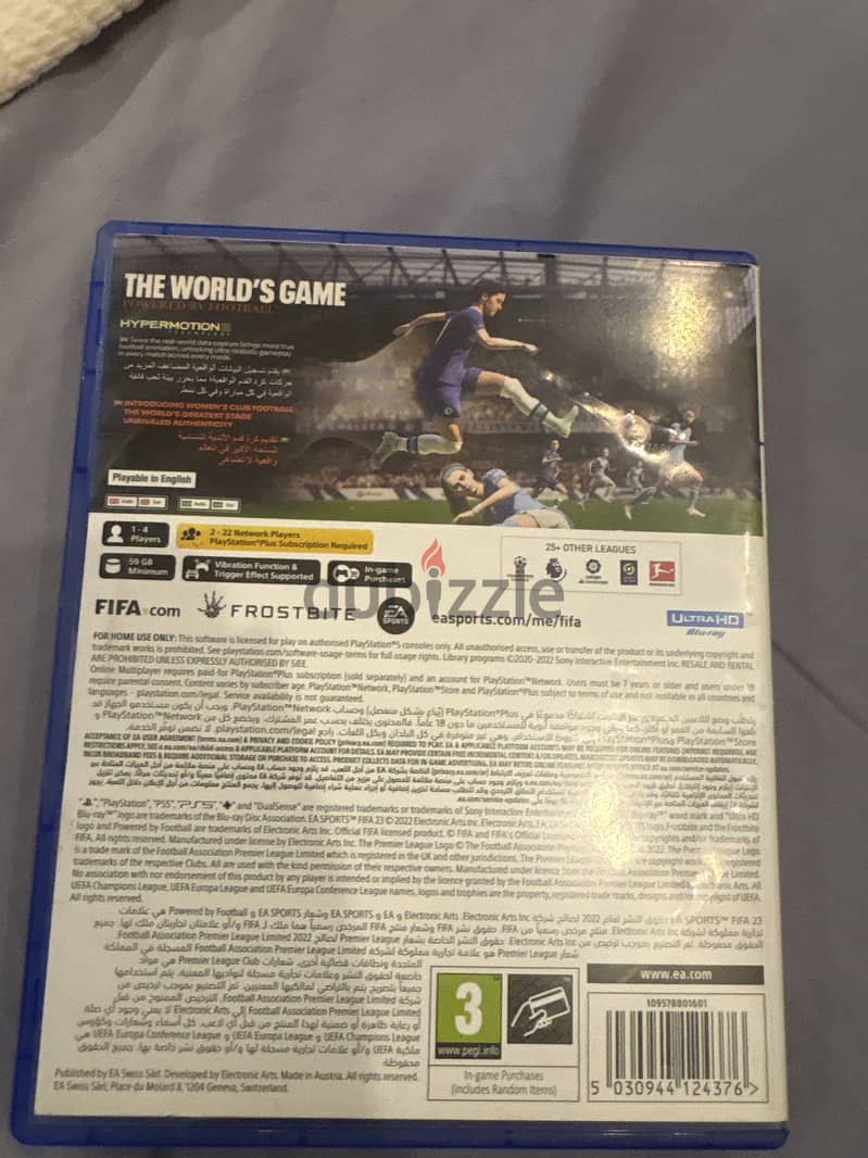 Cd playstion 5 FiFA 23 1