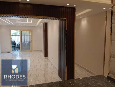 Apartment with Private Garden for Sale in El Khamayel- El Sheikh Zayed – 143 sqm + 80 sqm Garden – 3 Bedrooms – Ultra Super Lux – Ready To Move