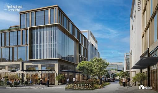 Smart System Fully Finished Adminstrative Office with 2M Yearly ROI by  Majid Al Futtaim Directly connected to Mall of Egypt, on Al Wahat Road,