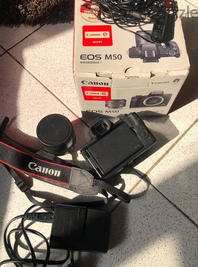 Canon mirrorless camera m50 كاميرا كانون