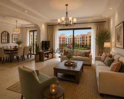 106m apartment in Neom, October, in front of Zayed Gate 4 | Down payment of only 5% (330 thousand) | 10 years installment | Two rooms | Near Mall of Arabia