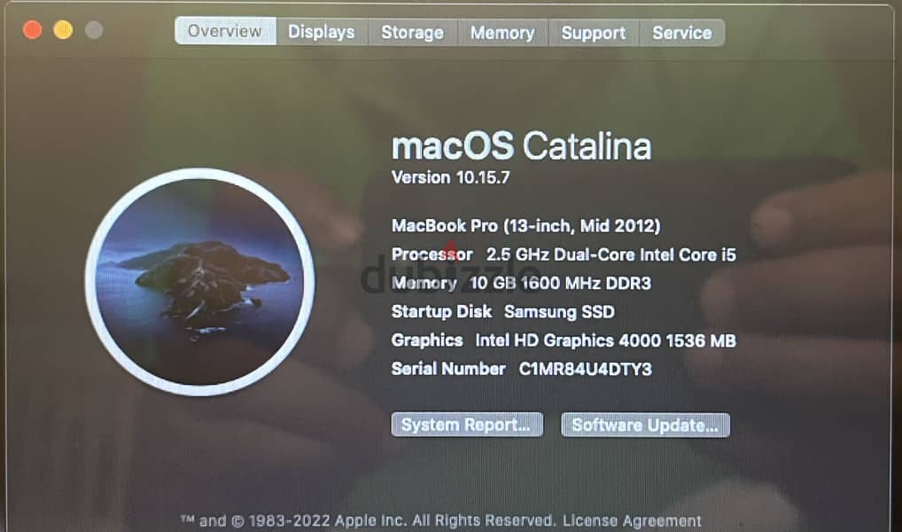Macbook pro mid 2012 4