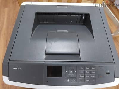 طابعة ليزر ليكسمارك Lexmark MS610dn بحالة الزيرو - استعمال خفيف جداً