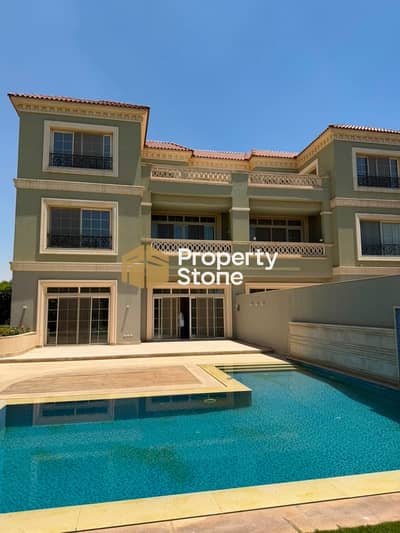 Twin House for Rent in Katameya Dunes | Golf & Lakes View | Fully Finished with ACs | Semi-Furnished | Private Swimming Pool | Private Garden | Garage