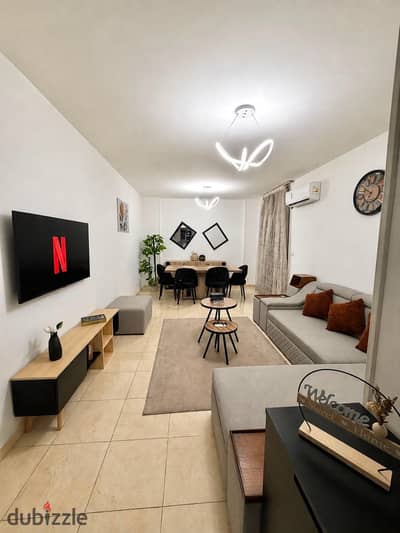 Furnished apartment for rent in Madinaty, B8 