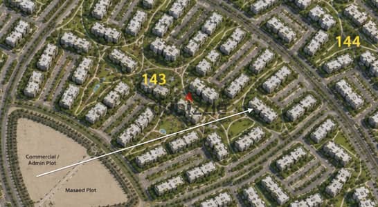 Apartment for sale in Madinaty in B14, area 142m, with the largest and widest garden view in the group, and the lowest down payment and longest repayment period for 10 years until 2034, with a distinctive floor in Madinaty