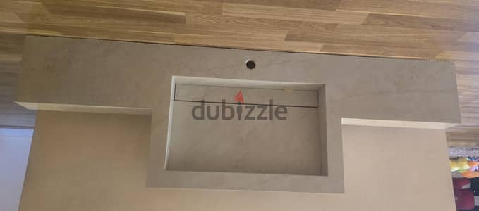 حوض وكاونتر بورسلين بيرويا جديد Beroia porcelain bathroom sink/counter