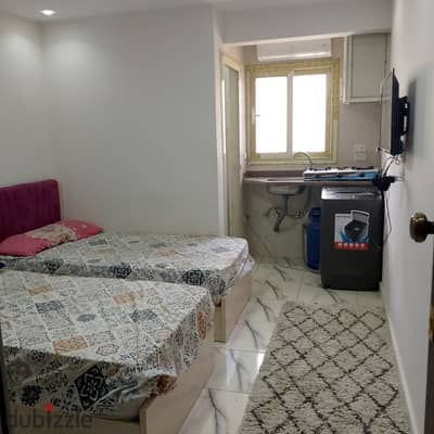 Furnished studio for rent 6 October 1st Neighborhood steps to the stand, Al-Hosari, and the university