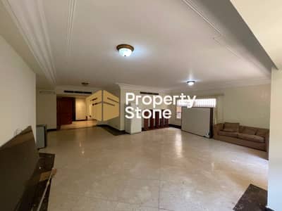 Ground Floor for Rent in Maadi Sarayat | Finished | Semi-Furnished | Private Swimming Pool | Private Garden | Private Entrance | Open View
