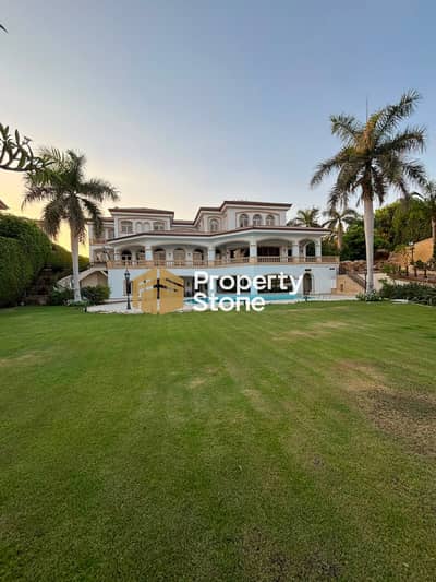 Palace for Sale in Katameya Heights | Golf Front | Golf & Lakes View | Fully Finished with ACs | Large Swimming Pool | Private Garden | Garage