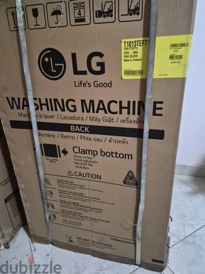 غساله lg جديده ١٠ك فوق اتوماتيك سيلفر