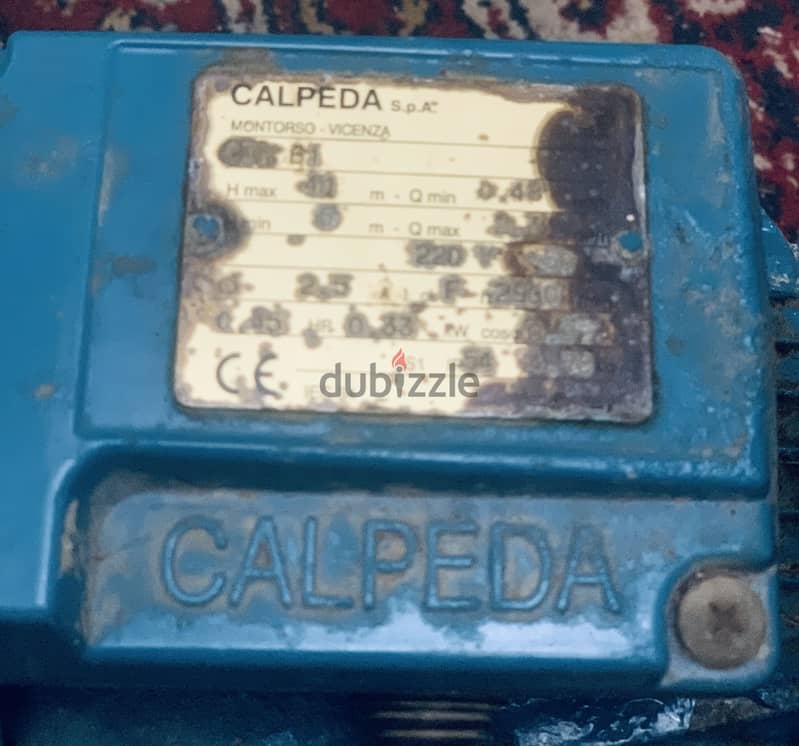 KALPEDA motor 0,5 1