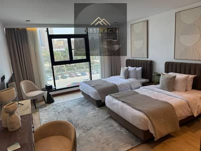 residential apartment with hotel services from the Marriott International Hotel Group in Heliopolis fully finished with a kitchen and ACS
