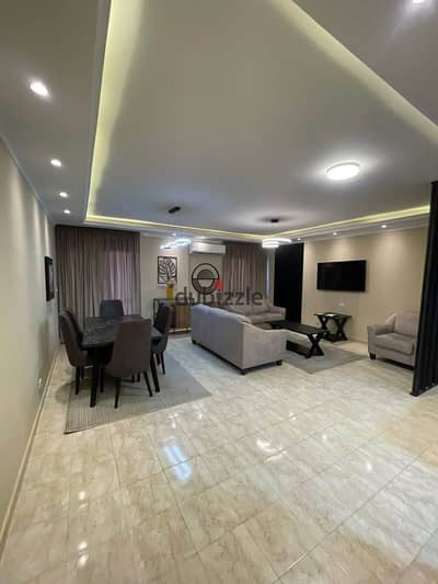 Furnished apartment for rent in Al-Rehab, first residence, hotel finish and furniture