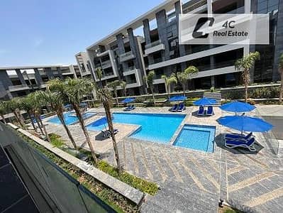 Lowest price for apartment 128m view landscape ready tomove in best location in compound el patio oro fifth settlement new cairo