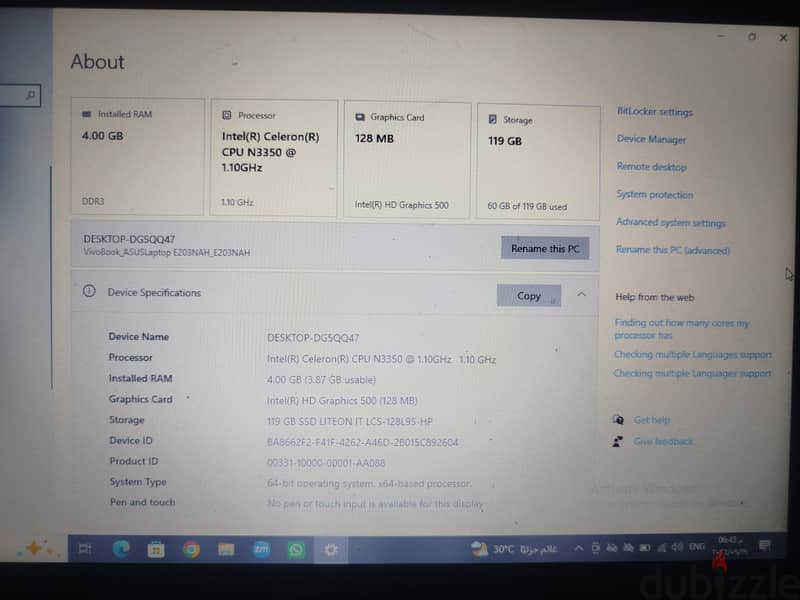 lap top Asus notebook 3