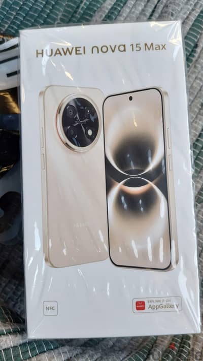 HUAWEI NOVA 15 MAX جديد زيرو متبرشم ضمان سنه