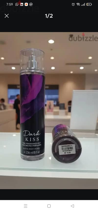 Dark kiss body mist Dark Kiss (Fine FrDaagrance Mist) made in USA