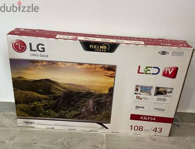 جديد تماماً ولم يُفتح (في حالته الأصلية) تلفزيون LG
