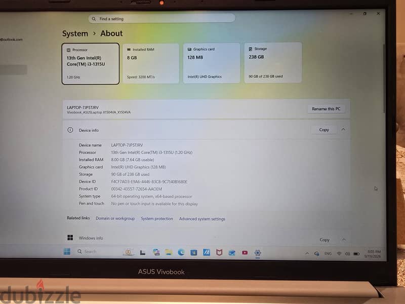 Asus Vivovook 15 X1504VA 4