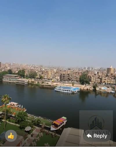 شقة للبيع بالزمالك شارع أبو الفدا الرئيسى على النيل مباشرة