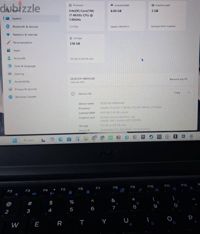 Dell Latitude 5490 3