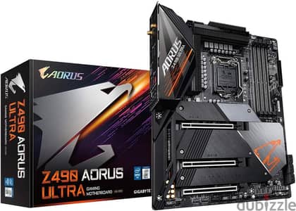 مازر بورد  GIGABYTE Z490 AOURS ULTRA جيل عاشر وحادى عشر جديدة تماما