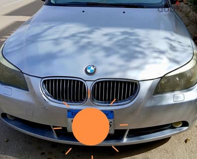 كبوت و رفرف واكصدام خلفى E60 BMW