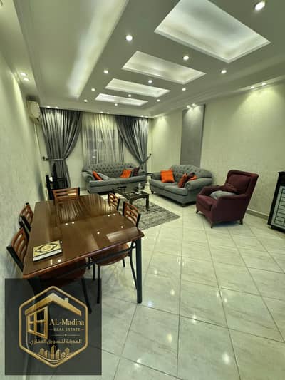 Furnished apartment, first occupancy, in Al Rehab, directly opposite services, at a very special price.