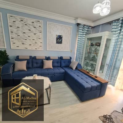 Furnished apartment, first occupancy, in Al Rehab, 131 meters, at a very special price