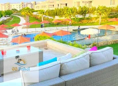 شاليه لقطة للبيع 2 غرف هاسيندا باي الساحل الشمالي سيدي عبد الرحمن خطوات للبحر والبول مباشر موقع مميز جداً / Hacienda Bay North Coast