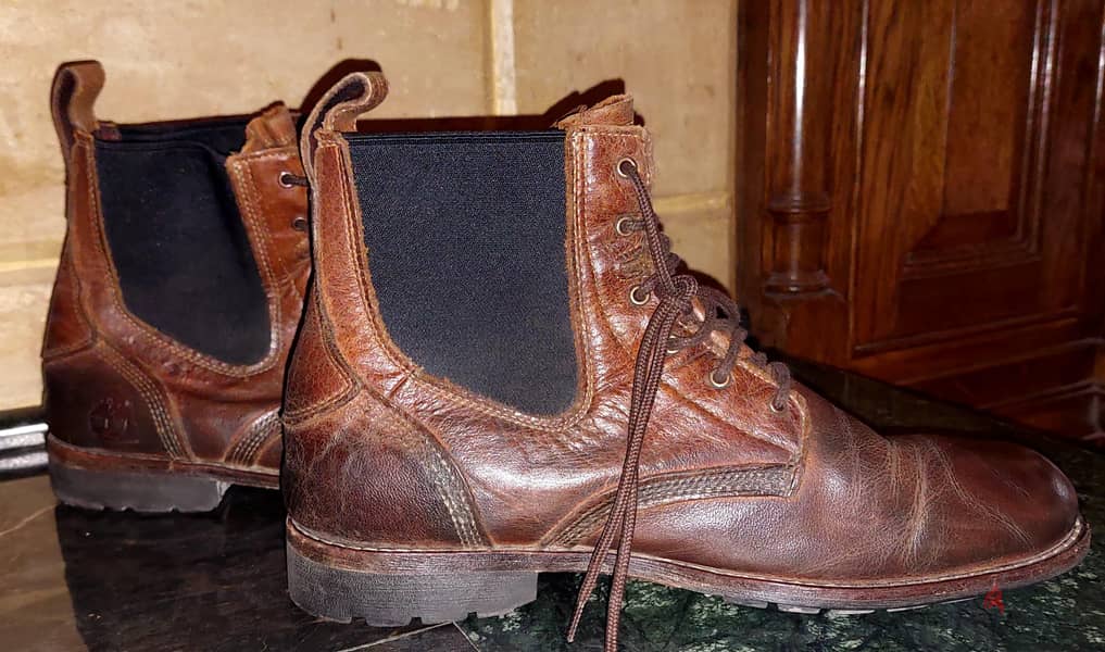 Lee Cooper and  timberland original boots 1