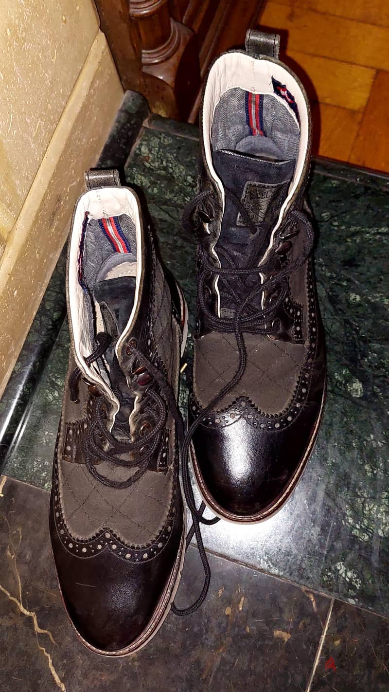 Lee Cooper and  timberland original boots 8